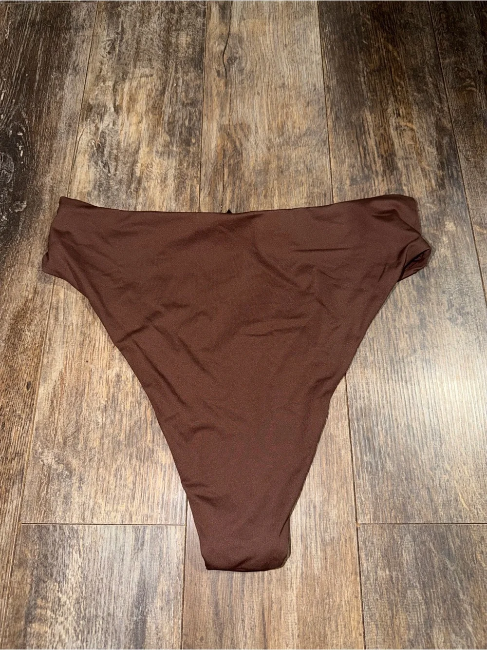 SKIMS Chocolate Brown Mid Waist Swim Bottom